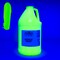 milo Fluorescent Yellow Neon Acrylic Paint | 64 oz Bottle Half Gallon | Glows UV in Black Light | Non-Toxic Made in USA | Bulk Art Paint for Party, Student, Classroom, Artist
